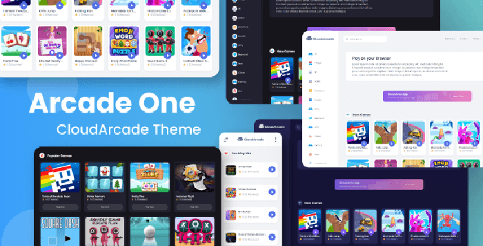 CloudArcade v1.9.0 - HTML5 Web Game Portal CMS - nulled