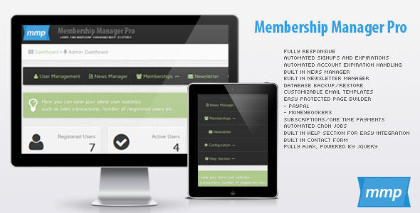 Membership Manager Pro v3