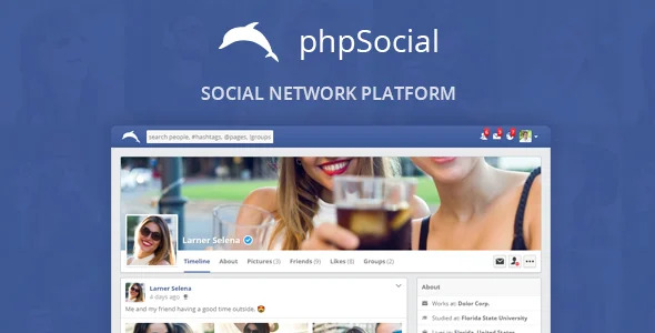 phpDolphin - Social Network Platform