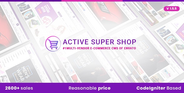 Active Super Shop Multi-vendor CMS