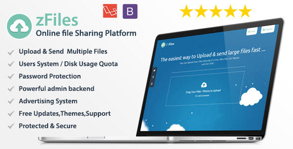 zFiles - Online file Sharing Platform v1.0.5