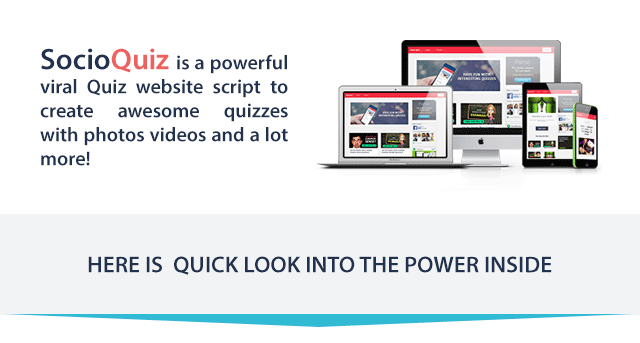 SocioQuiz - Viral Quiz website with Facebook login v1.1.1