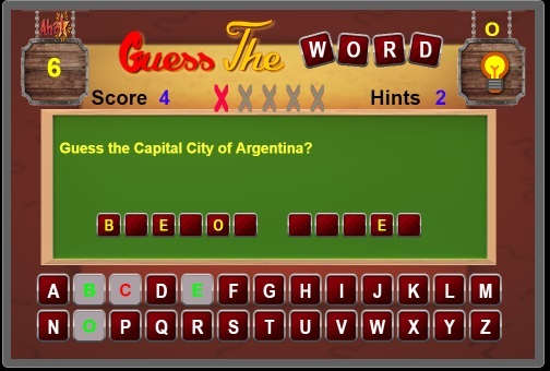 C2 Word Guessing Game