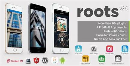 Roots - PhoneGapCordova Multi-Purpose Hybrid App