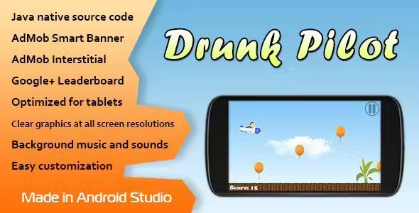 Drunk Pilot with AdMob and Leaderboard