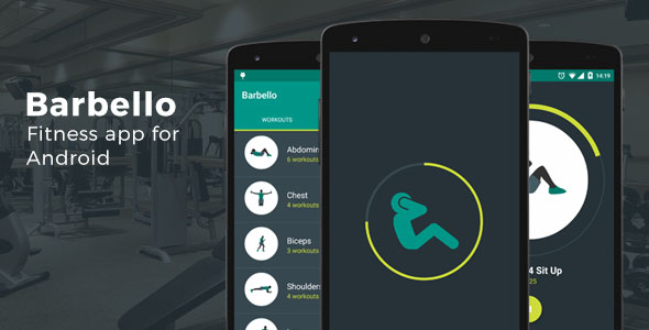 Barbello Fitness App for Android