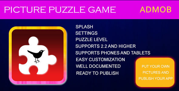 PICTURE PUZZLE GAME