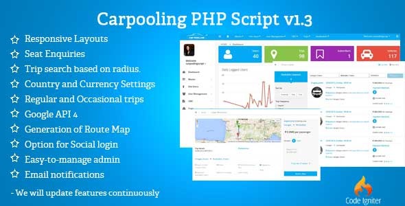 Carpooling Ridesharing Script