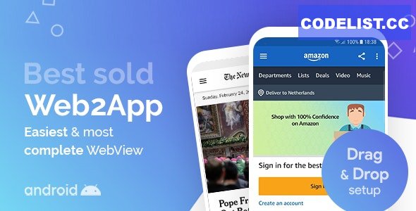 Web2App - Quickest Feature-Rich Android Webview