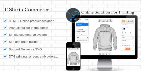 T-Shirt eCommerce - T-Shirt Designer