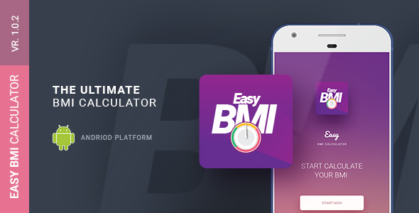 Easy BMI Calculator Android Studio Mobile Application