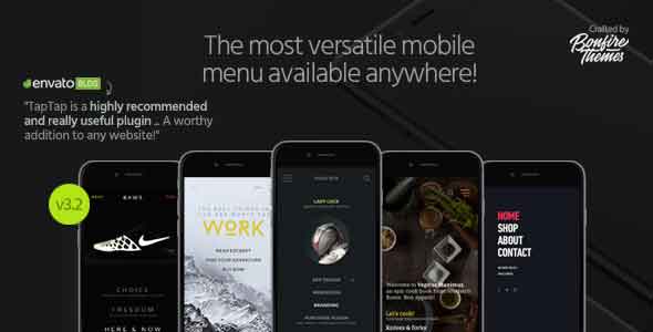 TapTap - A Super Customizable WordPress Mobile Menu v3.2