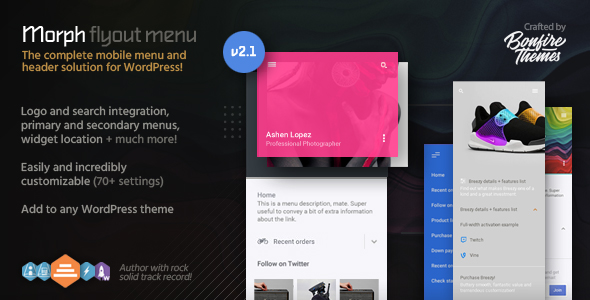 Morph - Flyout Mobile Menu for WordPress v2.1