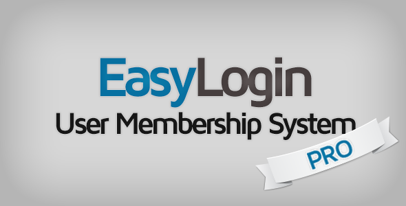 EasyLogin Pro - User Membership System v1.2.10