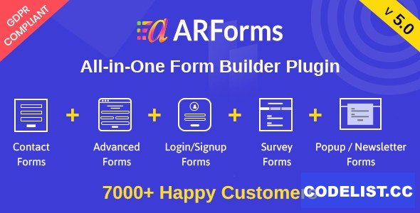 ARForms: Wordpress Contact Form Builder Plugin v2.7.8