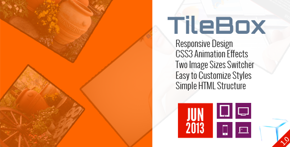 TileBox - Modern Responsive LightBox CSS