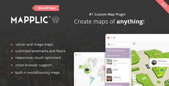 Mapplic - Custom Interactive Map WordPress Plugin v4.1