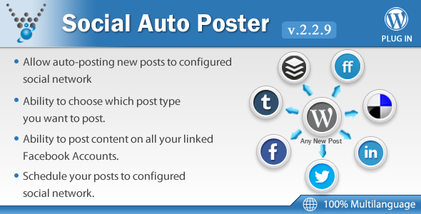 Social Auto Poster - WordPress Plugin v2.2.9