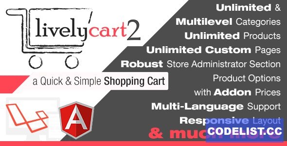 LivelyCart 2 - a Quick and Simple JavaScript PHP Shopping Cart