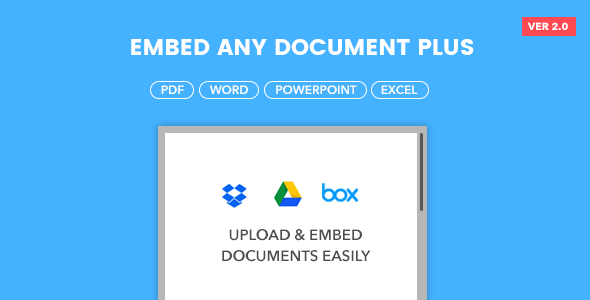 Embed Any Document Plus - WordPress Plugin v2.0.2