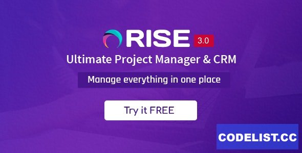 RISE - Ultimate Project Manager & CRM v1.6