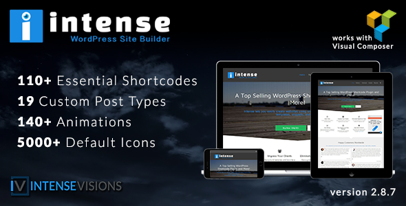 Intense - Shortcodes and Site Builder for WordPress v2.8.7