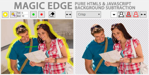 Magic Edge - Pure JavaScript Background Remover v1.2.0