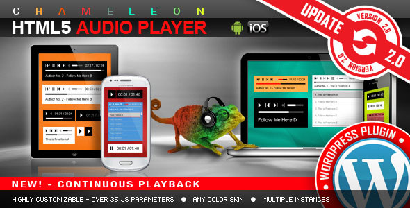 HTML5 Audio Player WordPress Plugin v2.9.4