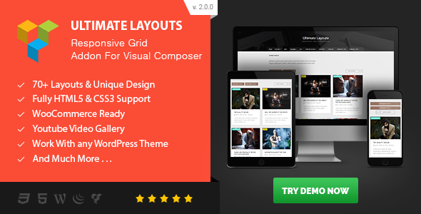 Ultimate Layouts - Responsive Grid fo Visual Composer v2.0