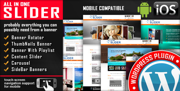 All In One Slider Responsive WordPress Slider Plugin v3.6