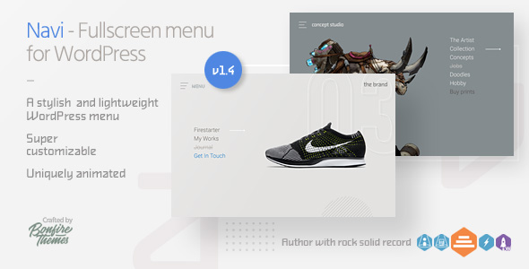Navi - Fullscreen WordPress Menu v1.4