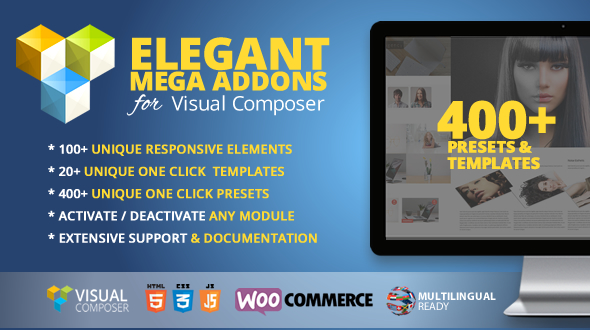 Elegant Mega Addons For Visual Composer V3.0.6