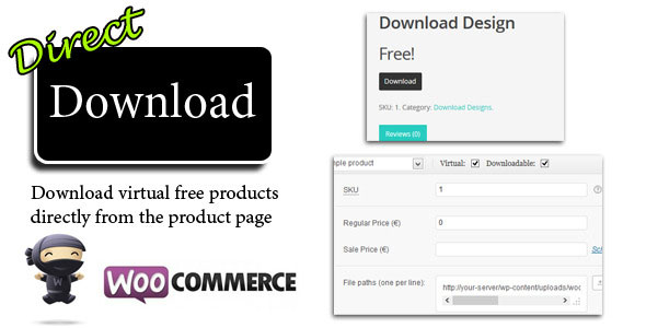 Direct Download for Woocommerce v1.1.6