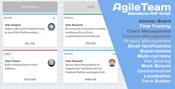 Freelance AgileTeam Office with Kanban v3.3.0