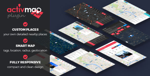 Activ'Map Nearby Places - Responsive POI Gmaps v2.0.0