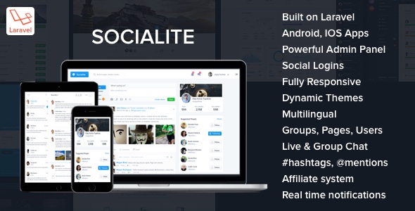 Socialite - Laravel Social Network Script v3.1