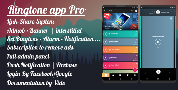 Ringtone App Pro - Material Design