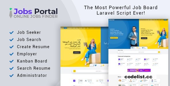 Jobs Portal - Job Board Laravel Script