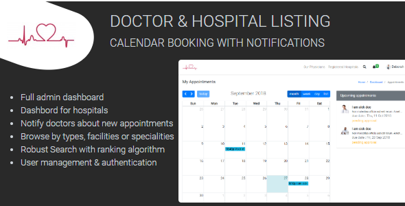 Medixa - Doctor Hospital Listing with Booking