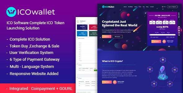 ICOWallet - Complete ICO Software and Token Launching Solution v1.2