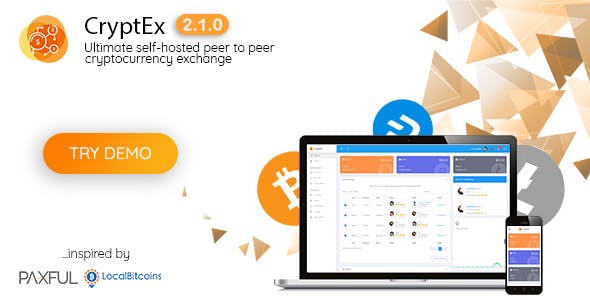 CryptEx - Ultimate peer to peer CryptoCurrency Exchange platform (with self-hosted wallets)