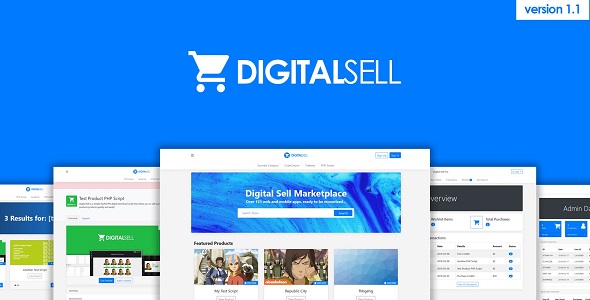 Digital Sell Marketplace PHP Script v1.2b