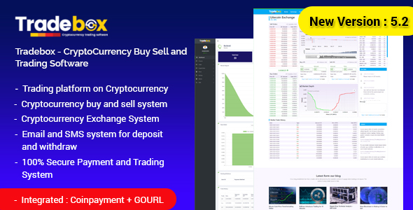 Tradebox - CryptoCurrency Buy Sell and Trading Software v5.3