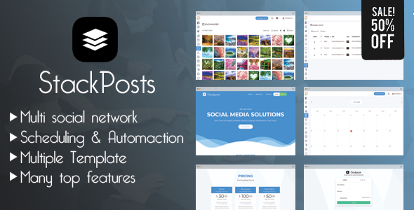 Stackposts - Social Marketing Tool v4.4