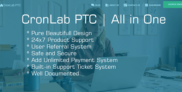 CronLab PTC - All in One Script for PTC, HyIp, Crypto Trade & Money Investment v3.0