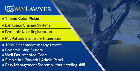 MyLawyer - Dynamic Lawyer Directory System Script v1.0