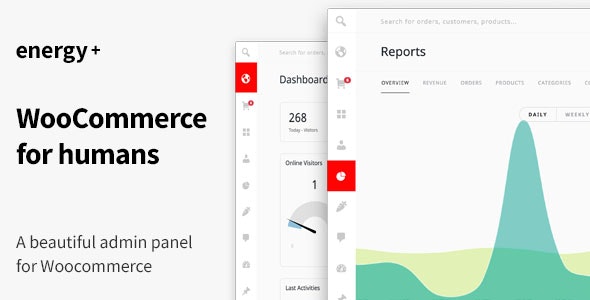 Energy+ A beautiful admin panel for WooCommerce v1.2.7