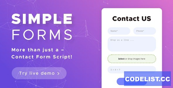 Contact Form Script - Simple Forms v3.0.7