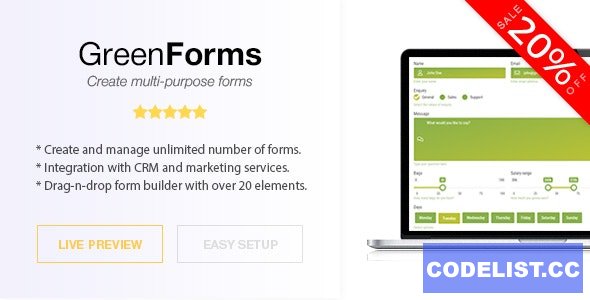 Green Forms - Standalone Form Builder v1.40