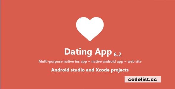 Dating App - web version, iOS and Android apps v5.8